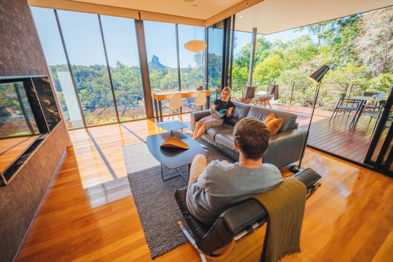 Glass On Glasshouse Glass House Mountains Exterior foto