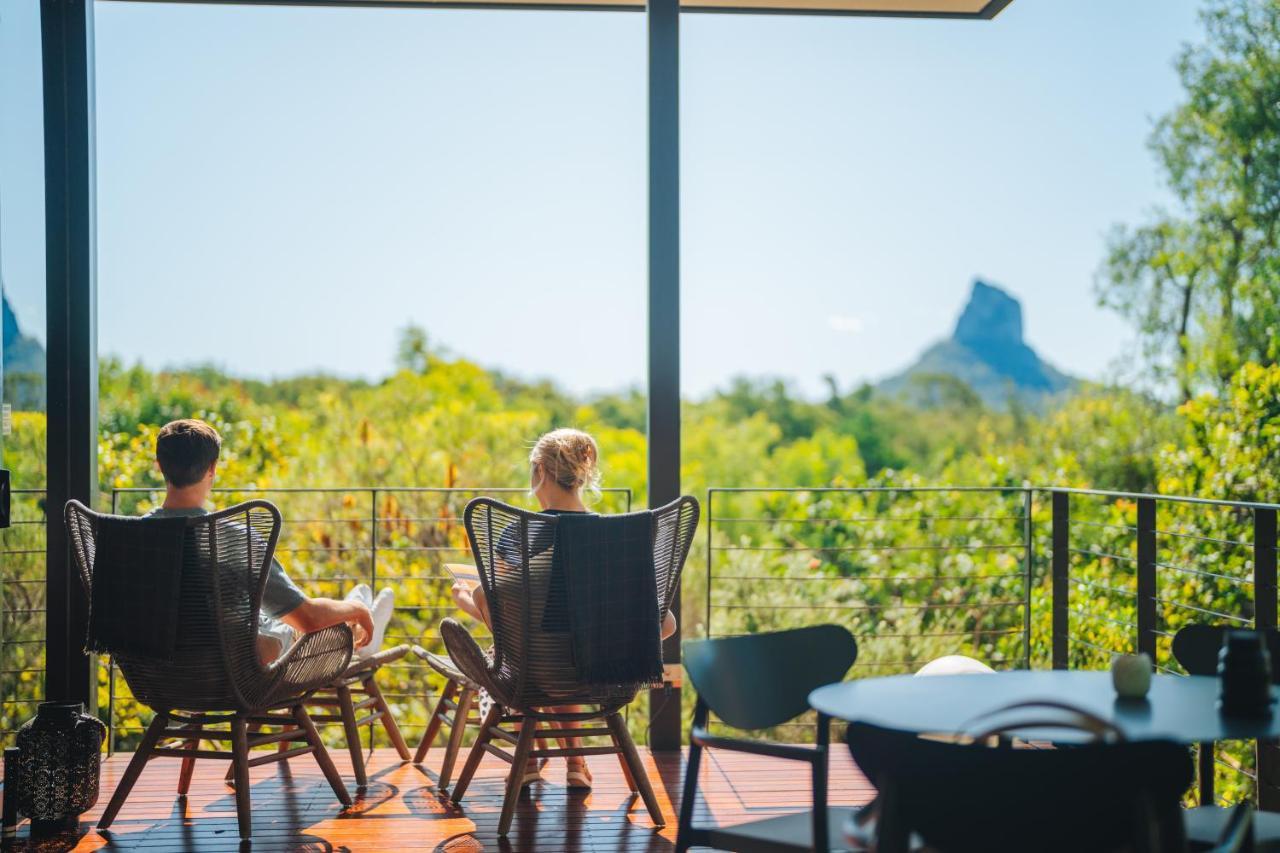 Glass On Glasshouse Villa Glass House Mountains Exterior foto